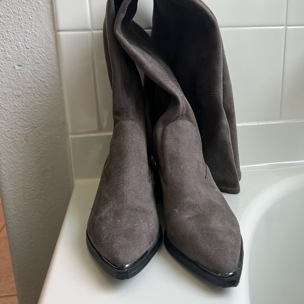 Marc Fisher Elegant Gray Women's Boots